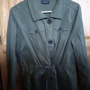Olive green Lane Bryant light weight jacket